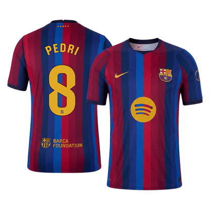 Barcelona pánsky domáci futbalový dres 2026/27 – PEDRI #8 [hráčska verzia]