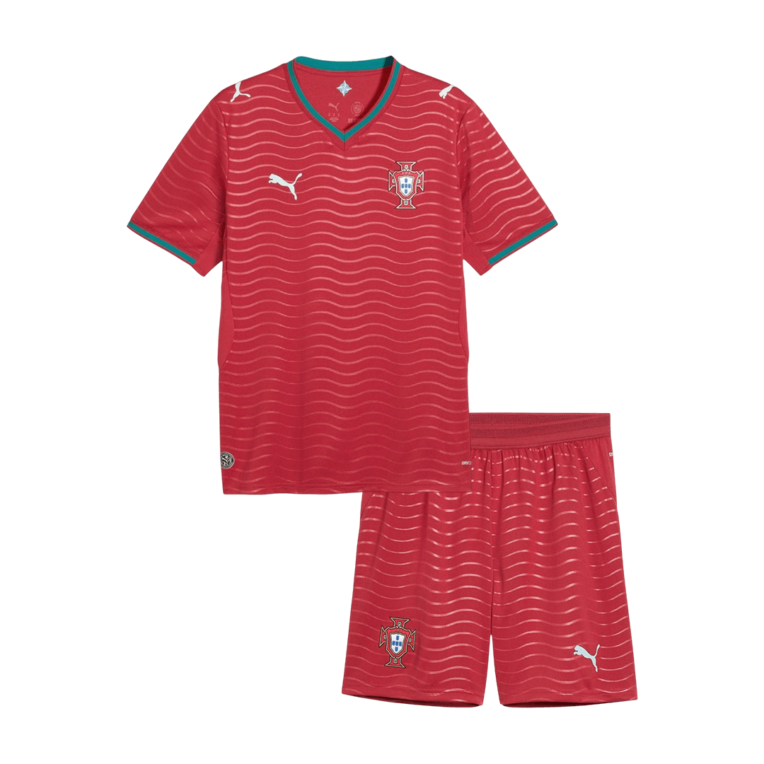 Portugalsko detská domáca futbalová súprava MS 2026 (Prémiová kvalita)