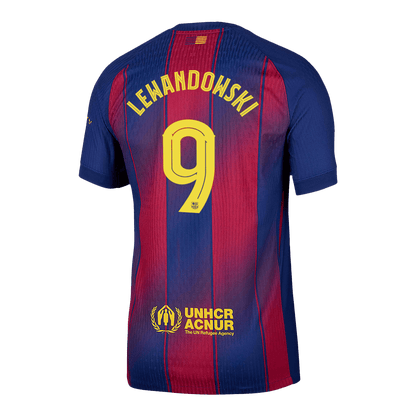 Barcelona pánsky domáci futbalový dres 2025/26 UCL - LEWANDOWSKI #9 [hráčska verzia]