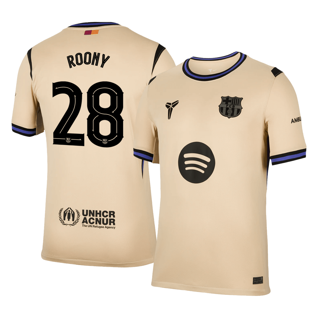 Barcelona pánsky vonkajší futbalový dres 2025/26 - ROONY #28