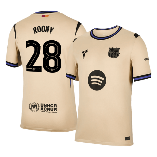 Barcelona pánsky vonkajší futbalový dres 2025/26 - ROONY #28