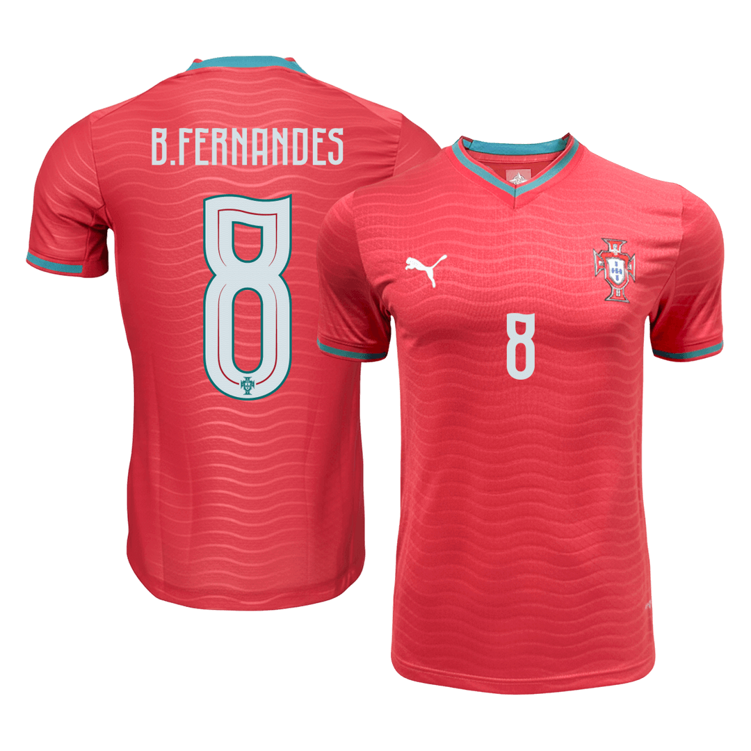 Portugalsko pánsky domáci futbalový dres MS 2026 - B.FERNANDES #8 [hráčska verzia]