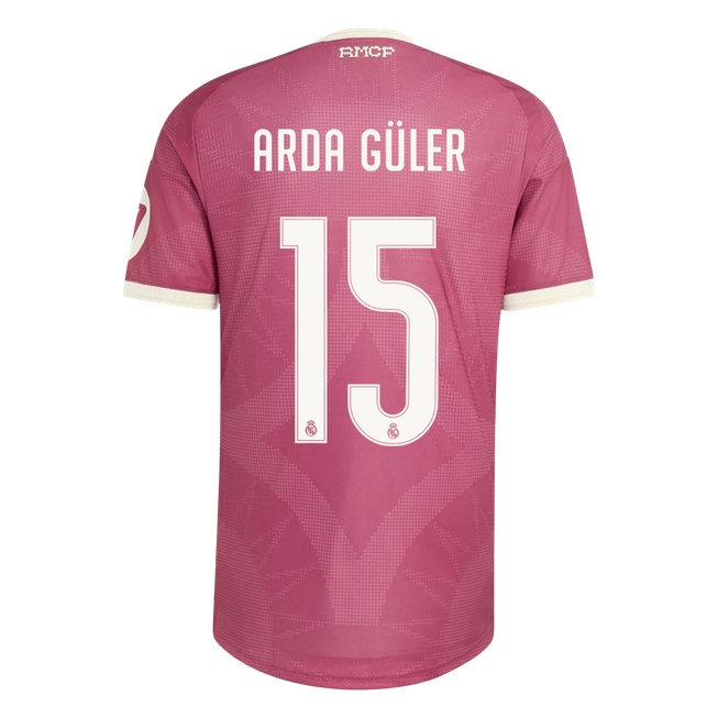 Real Madrid pánsky Tretí futbalový dres 2026/27 – ARDA GÜLER #15 [hráčska verzia]