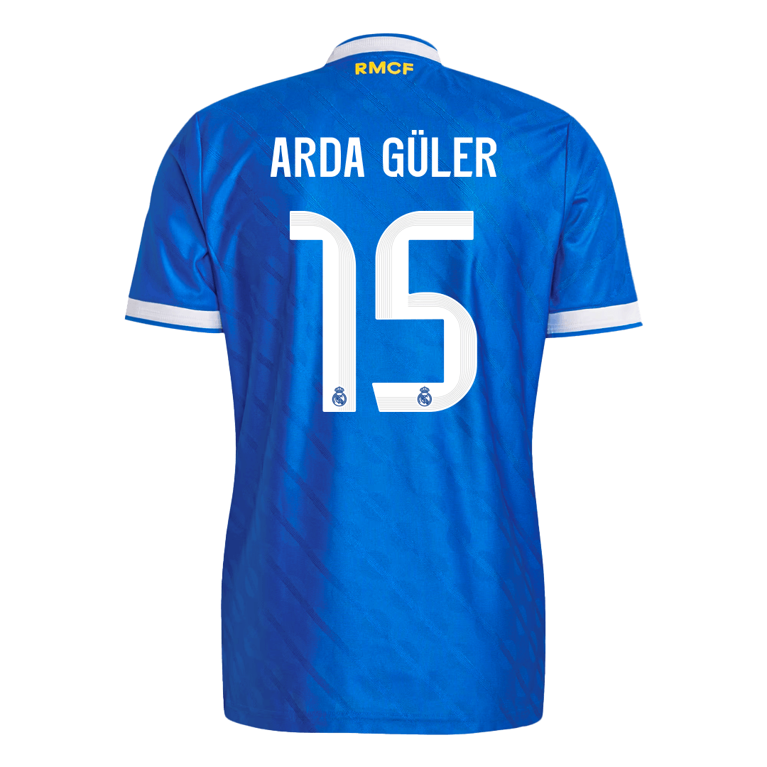 Real Madrid pánsky tretí futbalový dres 2025/26 - ARDA GÜLER #15 [hráčska verzia]
