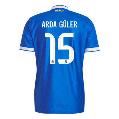 Real Madrid pánsky tretí futbalový dres 2025/26 - ARDA GÜLER #15 [hráčska verzia]