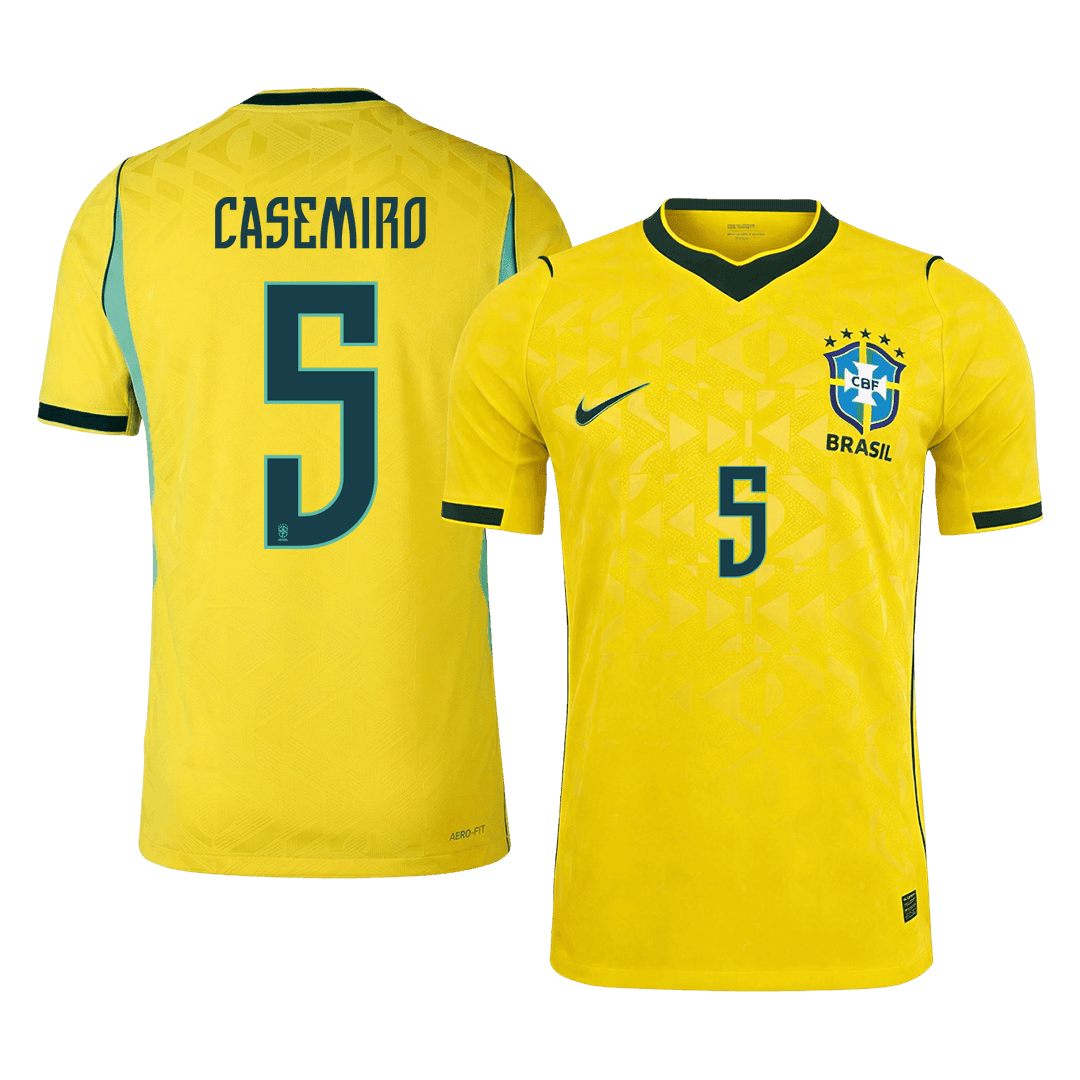 Pánske Futbalový Dres Brazília Domáci MS 2026 Hráčska Verzia - CASEMIRO #5