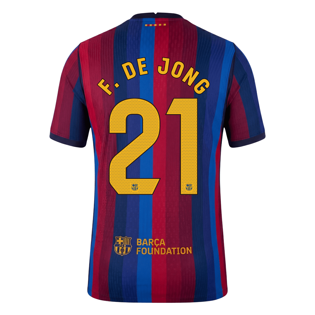 Barcelona pánsky domáci futbalový dres 2026/27 – F. DE JONG #21 [hráčska verzia]