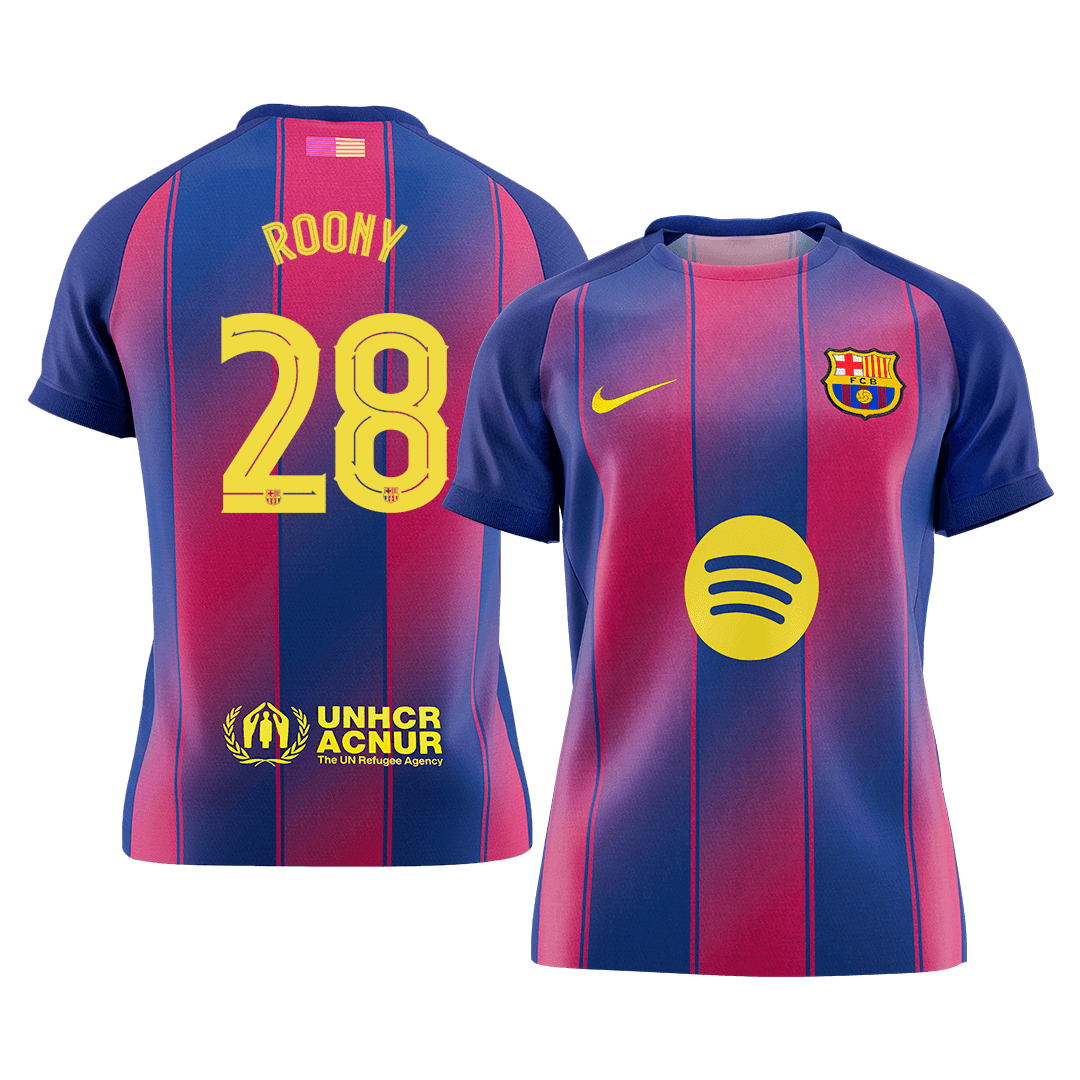 Barcelona pánsky domáci futbalový dres 2025/26 UCL - ROONY #28 (Prémiová kvalita)