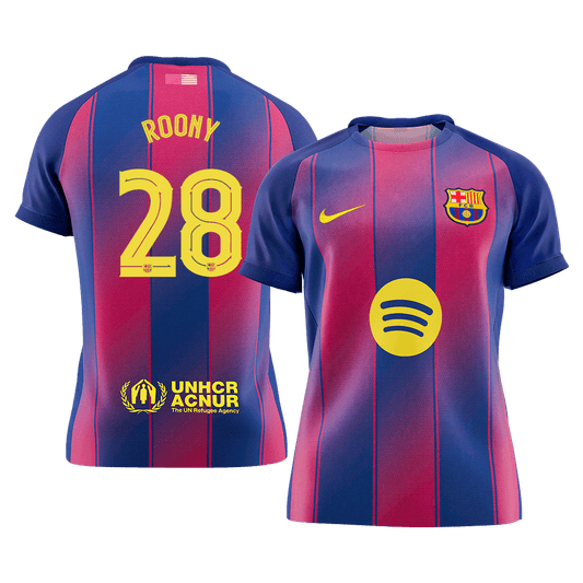 Barcelona pánsky domáci futbalový dres 2025/26 UCL - ROONY #28 (Prémiová kvalita)