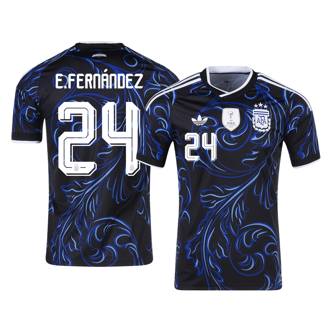 Pánske Futbalový Dres Argentína Vonkajší MS 2026 - E. FERNÁNDEZ #24