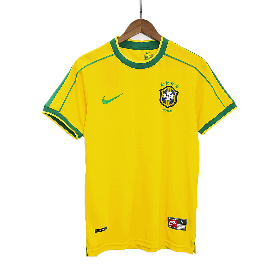 Brazília pánsky domáci retro futbalový dres 1998