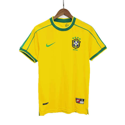 Brazília pánsky domáci retro futbalový dres 1998