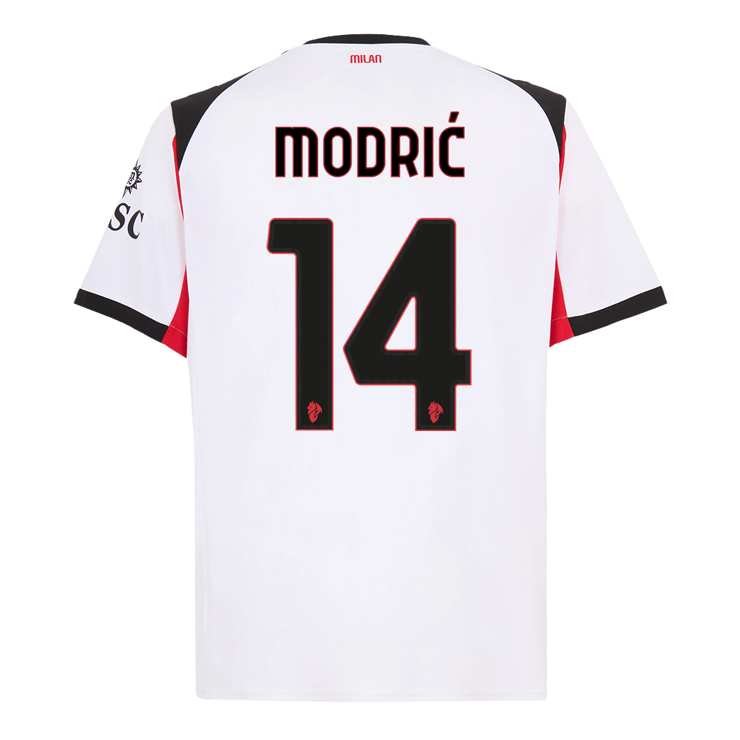 Pánske Futbalový Dres AC Miláno Vonkajší 2025/26 - MODRIĆ #14