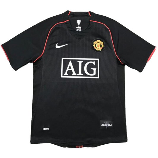 Manchester United pánsky vonkajší retro futbalový dres 2007/08