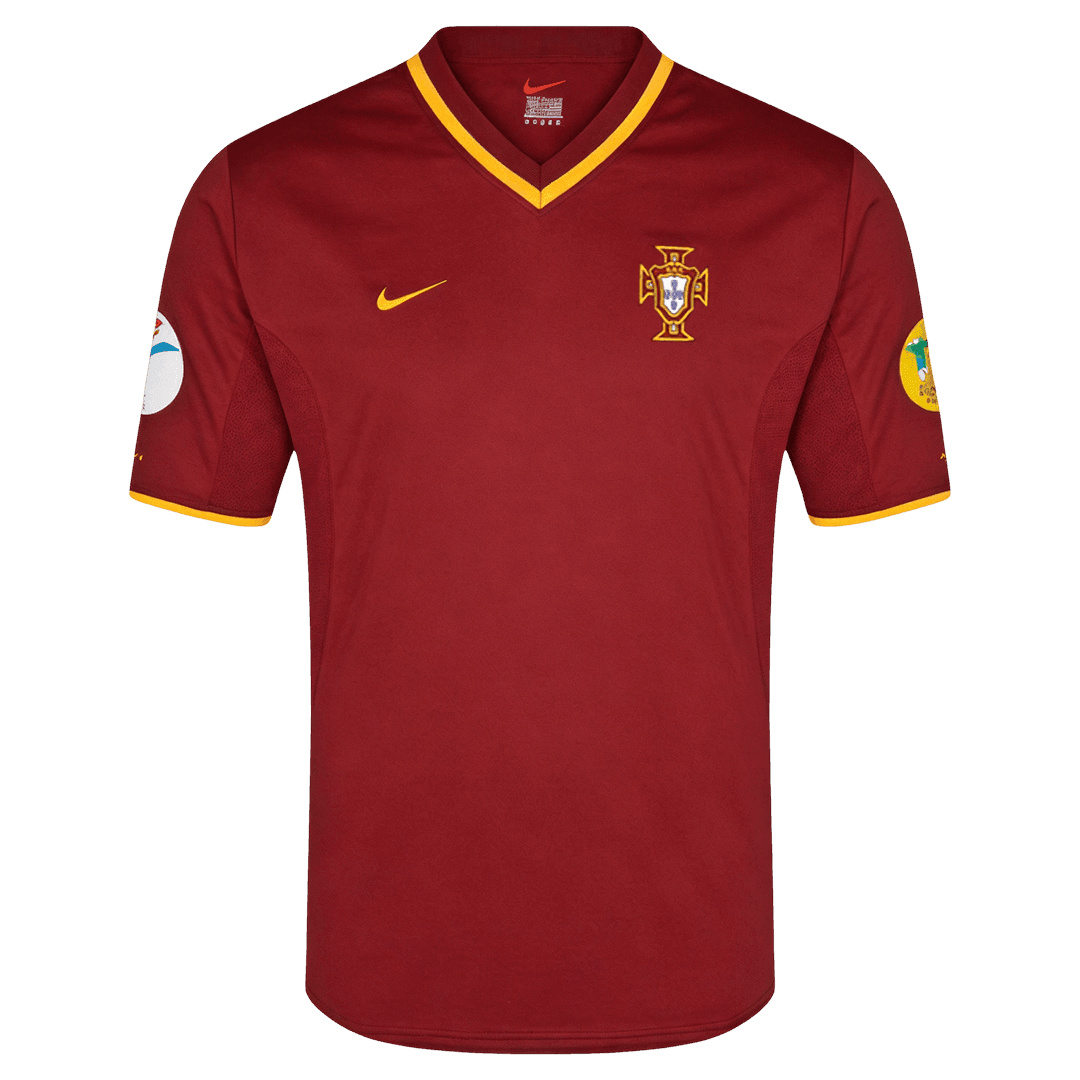 Portugalsko pánsky domáci retro futbalový dres 2000