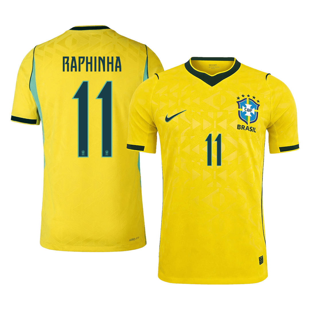 Pánske Futbalový Dres Brazília Domáci MS 2026 Hráčska Verzia - RAPHINHA #11