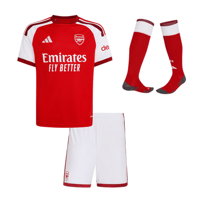 Arsenal detský domáci futbalový komplet so štulpňami 2026/27