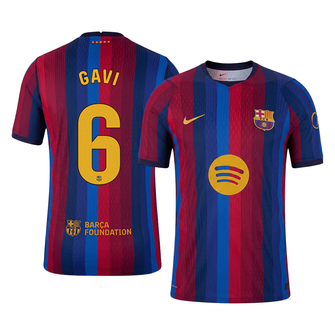 Barcelona pánsky domáci futbalový dres 2026/27 – GAVI #6 [hráčska verzia]
