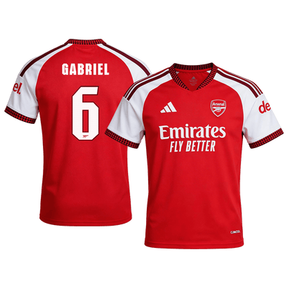 Arsenal pánsky Domáci futbalový dres 2026/27 – GABRIEL #6 – UCL