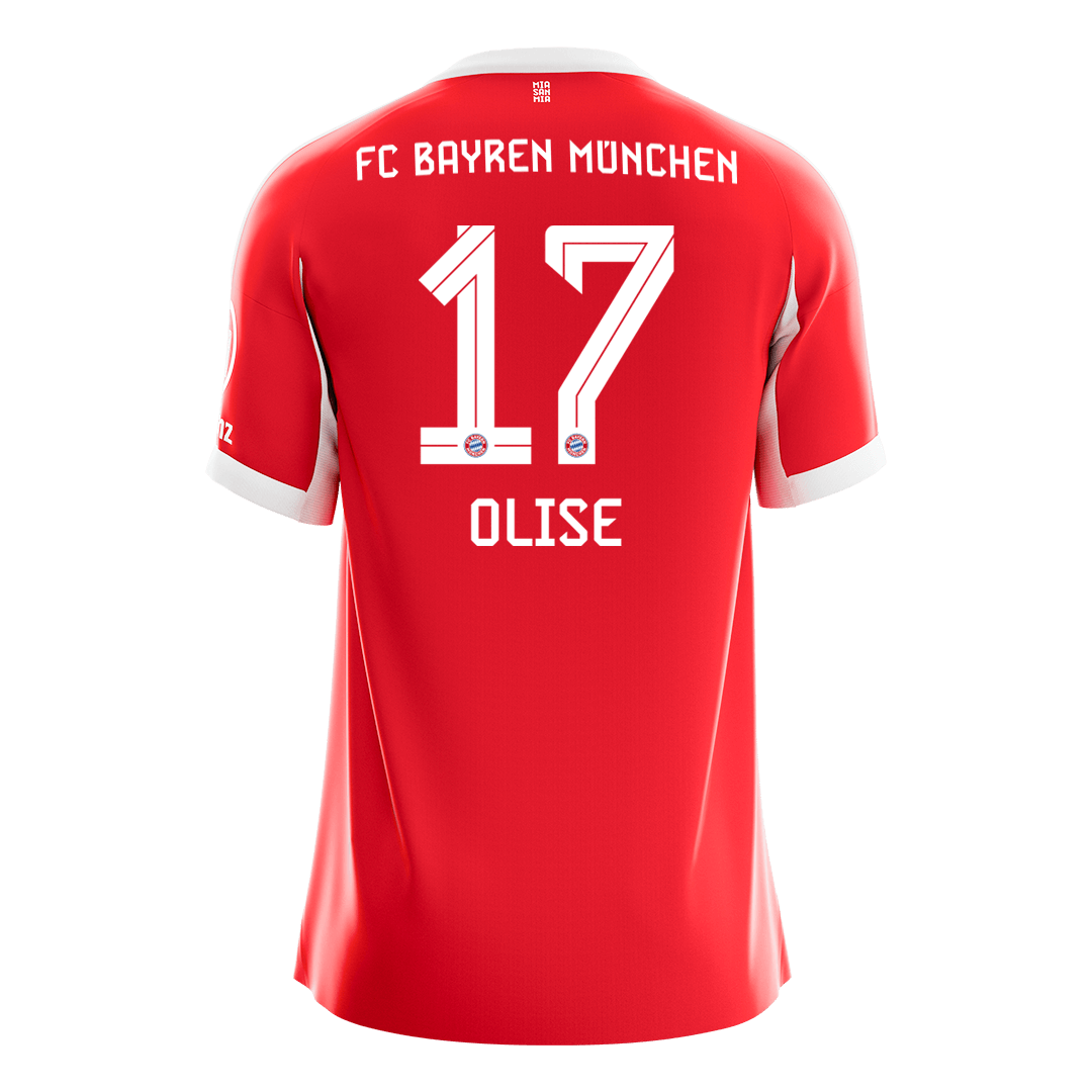 Bayern Mníchov pánsky domáci futbalový dres 2025/26 - OLISE #17 (Prémiová kvalita)