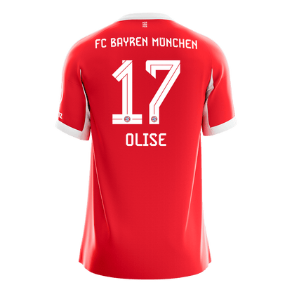 Bayern Mníchov pánsky domáci futbalový dres 2025/26 - OLISE #17 (Prémiová kvalita)