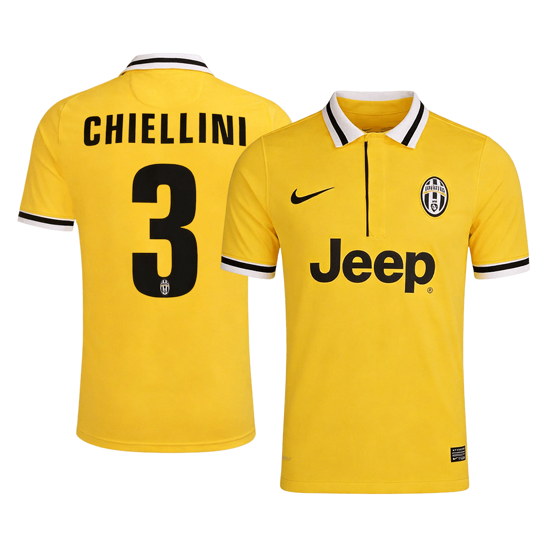 Juventus pánsky vonkajší retro futbalový dres 2013/14 - CHIELLINI #3