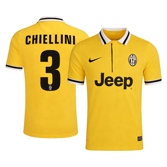 Juventus pánsky vonkajší retro futbalový dres 2013/14 - CHIELLINI #3