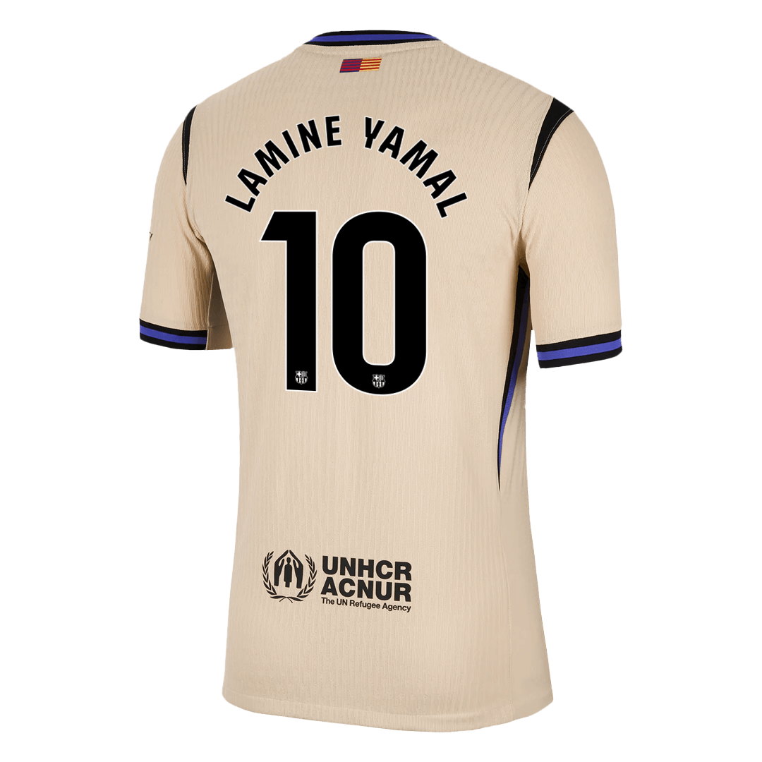 Barcelona pánsky vonkajší futbalový dres 2025/26 - LAMINE YAMAL #10 [hráčska verzia]