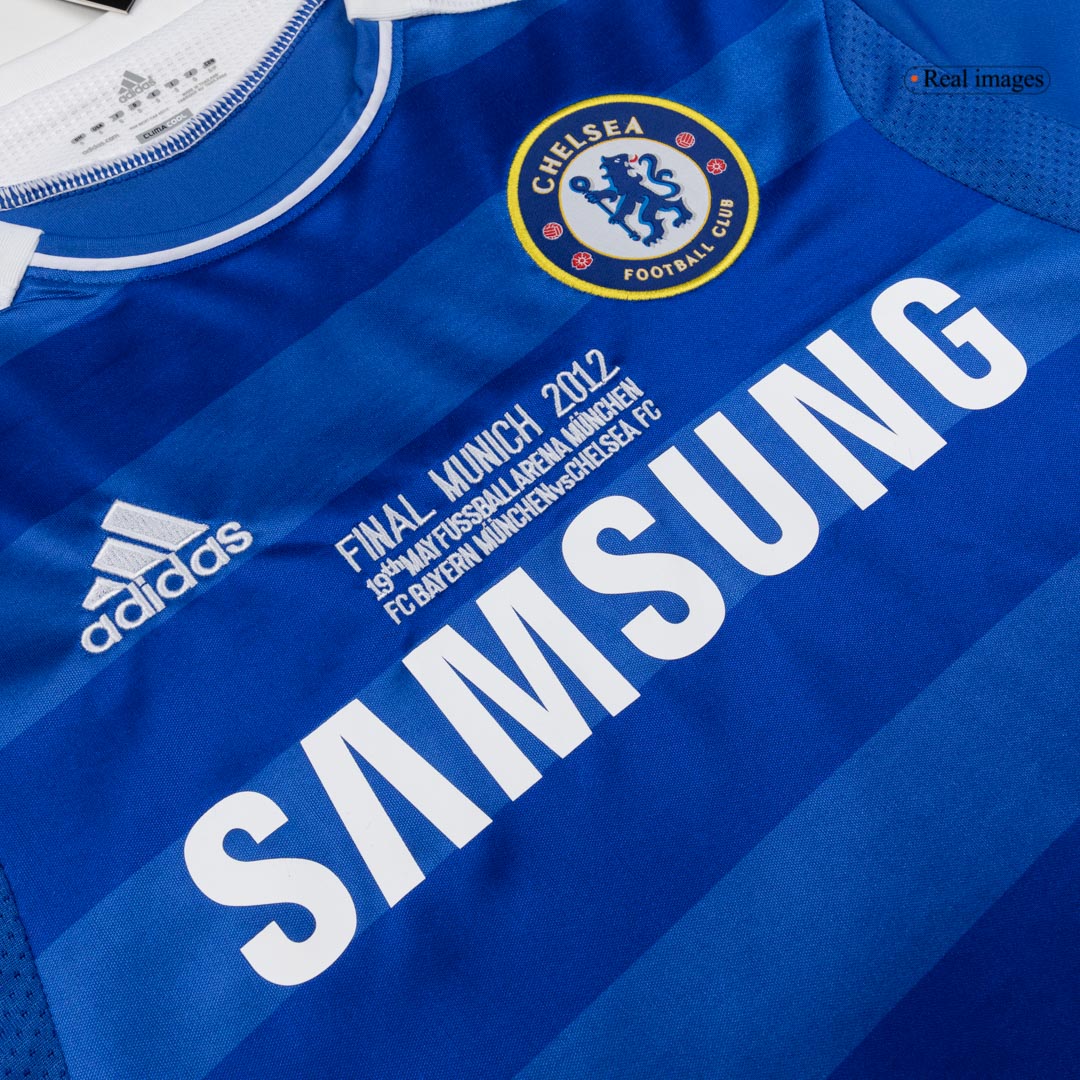Chelsea pánsky domáci retro futbalový dres s dlhými rukávmi 2011/12