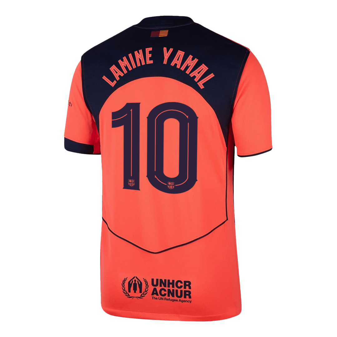 Barcelona pánsky tretí futbalový dres 2025/26 UCL - LAMINE YAMAL #10