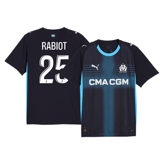 Marseille pánsky vonkajší futbalový dres 2025/26 - RABIOT #25