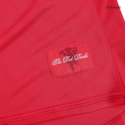 Manchester United pánsky domáci retro futbalový dres s dlhými rukávmi 2007/08 - SCHOLES #18