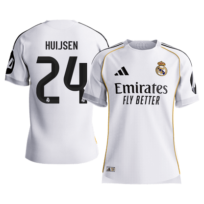 Real Madrid pánsky domáci futbalový dres 2025/26 - HUIJSEN #24 [hráčska verzia] (Prémiová kvalita)