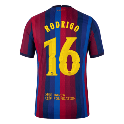Barcelona pánsky Domáci futbalový dres 2026/27 – RODRIGO #16 – UCL [hráčska verzia]