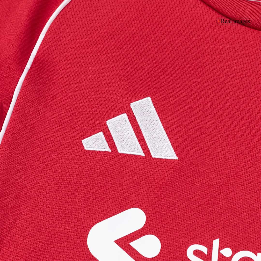 Liverpool pánsky domáci futbalový dres s dlhými rukávmi 2025/26