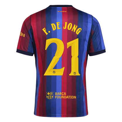Barcelona pánsky domáci futbalový dres 2026/27 – F. DE JONG #21 – UCL