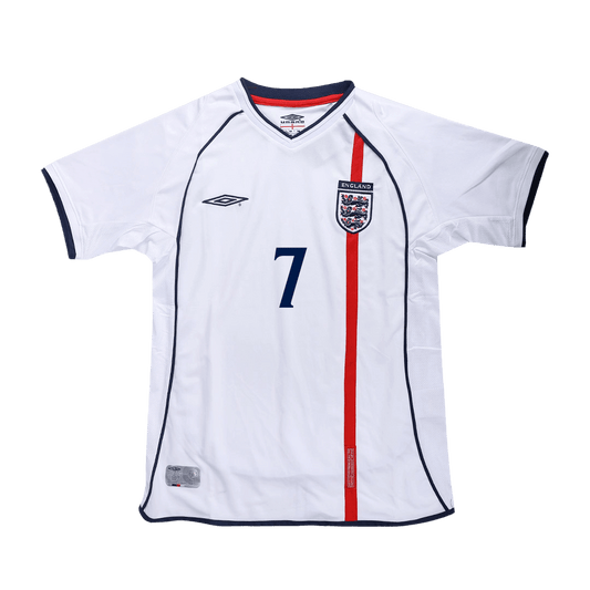 Anglicko pánsky domáci retro futbalový dres 2002 - BECKHAM #7