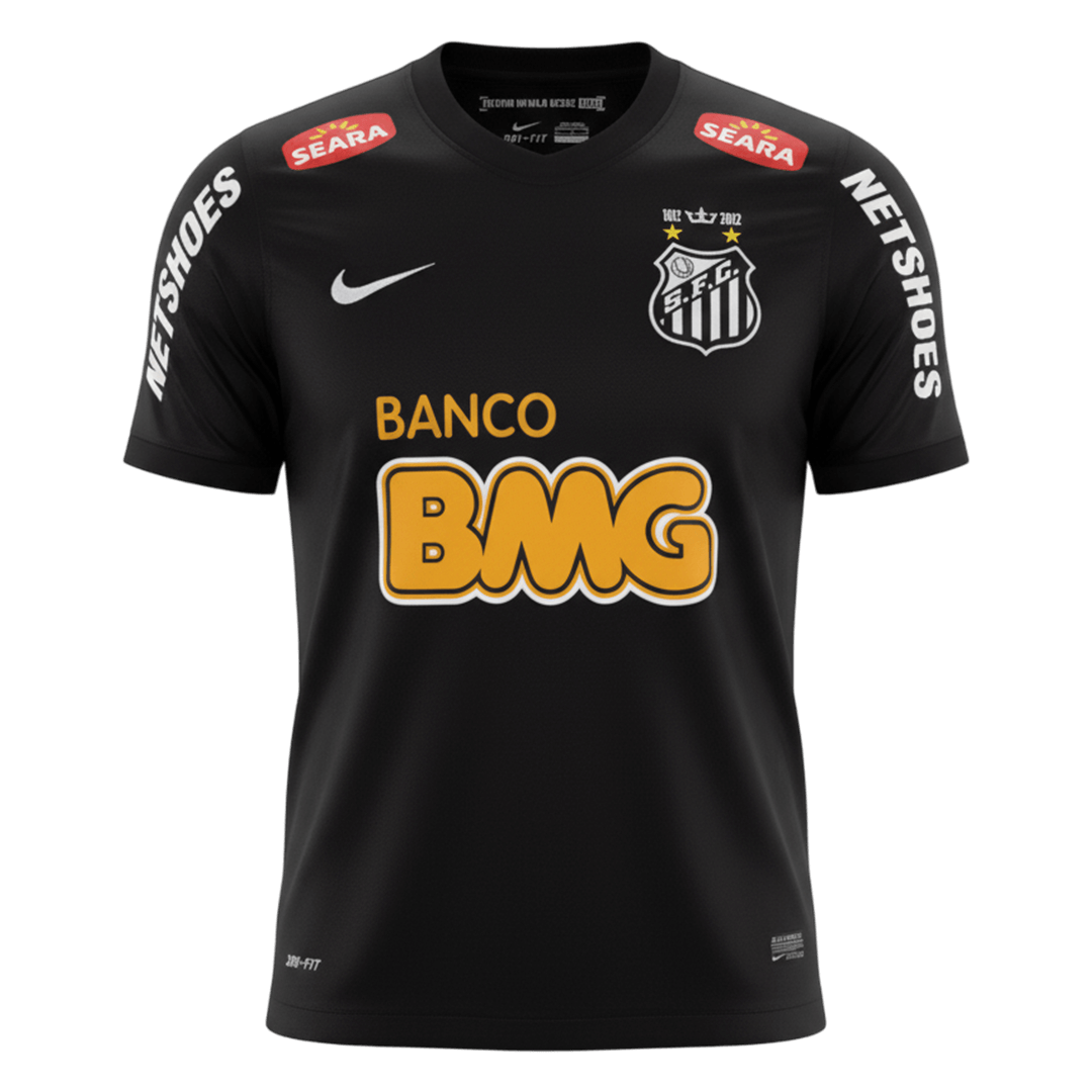 Santos FC pánsky vonkajší retro futbalový dres 2011/12