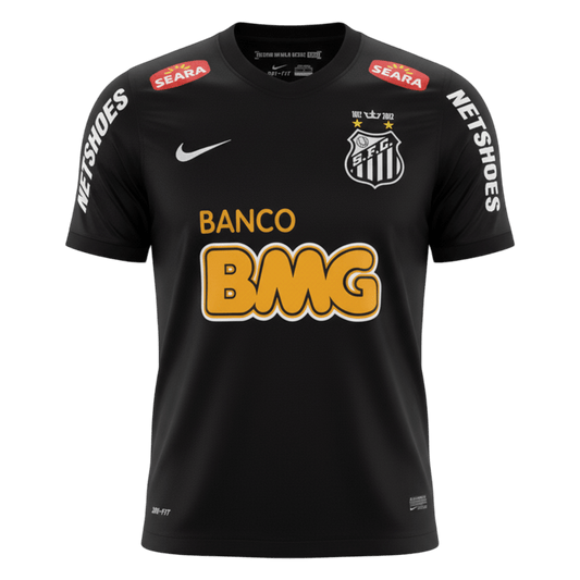 Santos FC pánsky vonkajší retro futbalový dres 2011/12