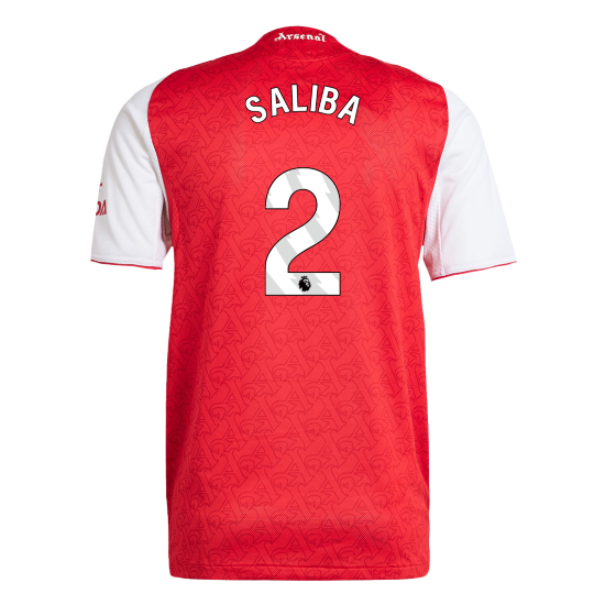 Pánske Futbalový Dres Arsenal Domáci 2025/26 Hráčska Verzia - SALIBA #2