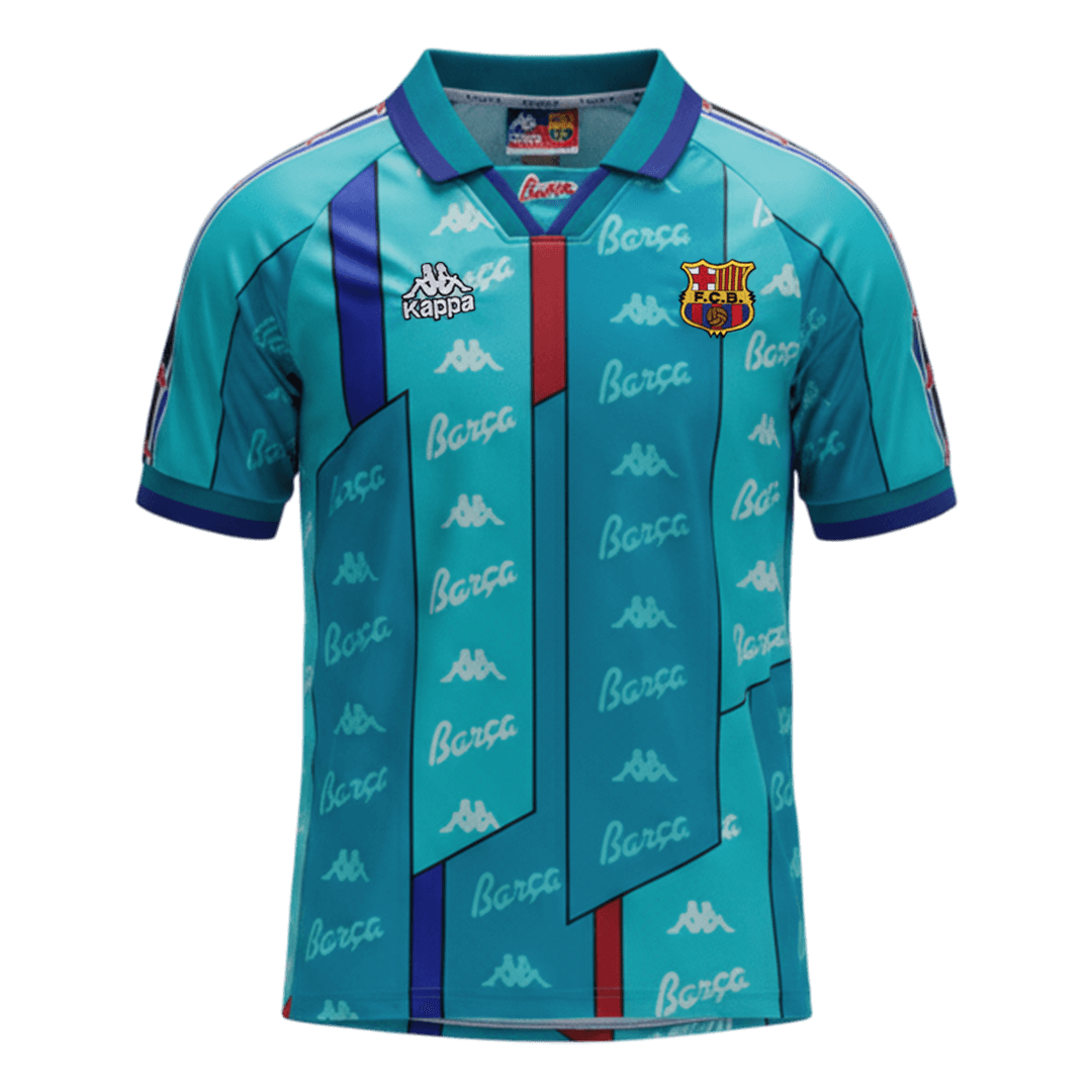 Barcelona pánsky vonkajší retro futbalový dres 1996/97