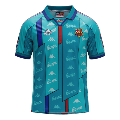 Barcelona pánsky vonkajší retro futbalový dres 1996/97