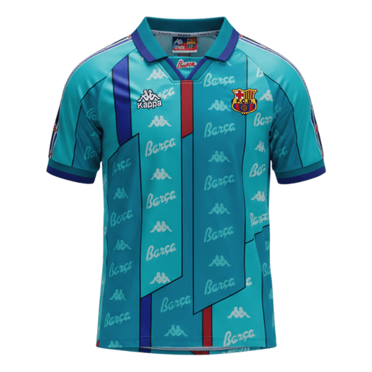 Barcelona pánsky vonkajší retro futbalový dres 1996/97