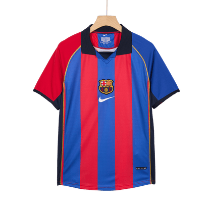 Barcelona pánsky domáci retro futbalový dres 2001/02 - RIVALDO #10