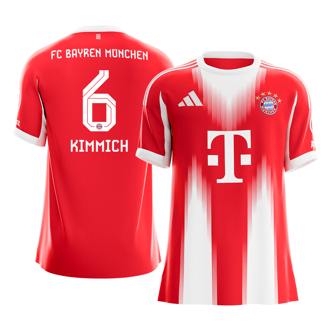 Bayern Mníchov pánsky domáci futbalový dres 2025/26 - KIMMICH #6 (Prémiová kvalita)