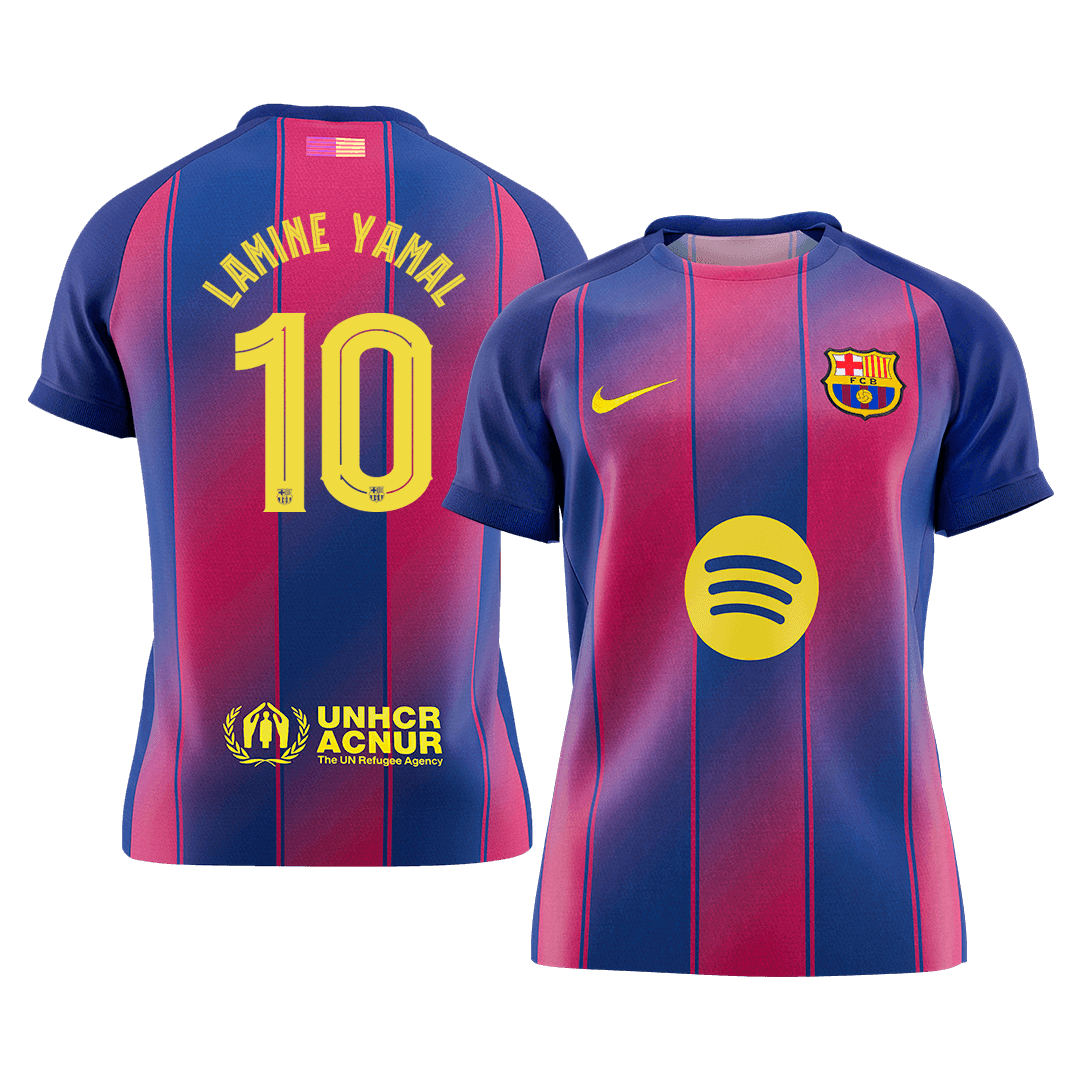 Barcelona pánsky domáci futbalový dres 2025/26 UCL - LAMINE YAMAL #10 (Prémiová kvalita)