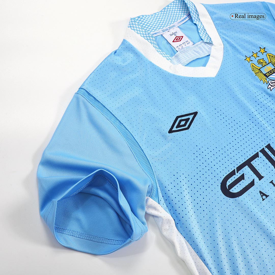 Manchester City pánsky domáci retro futbalový dres 2011/12