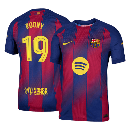 Barcelona pánsky domáci futbalový dres 2025/26 UCL - ROONY #19 [hráčska verzia]