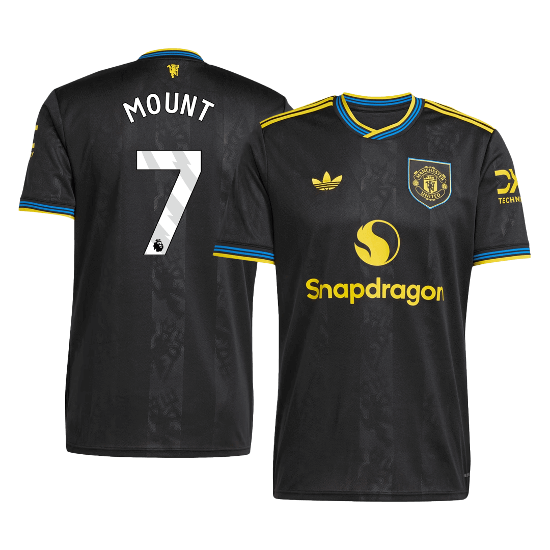 Manchester United pánsky tretí futbalový dres 2025/26 - MOUNT #7
