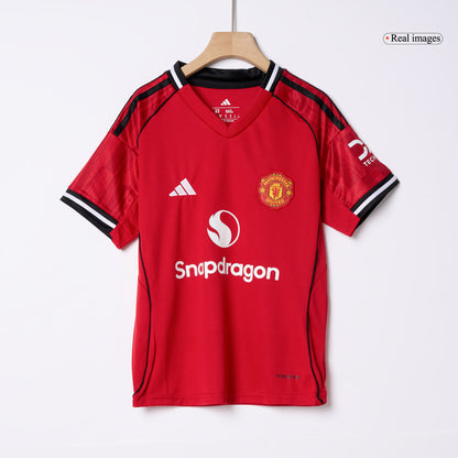 Manchester United detská domáca futbalová súprava 2025/26